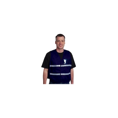 Pip NON-ANSI IC VEST, DBLUPOLY/COTTON H&L CLOSURE, 1IN., PK 50 300-2503/M-XL